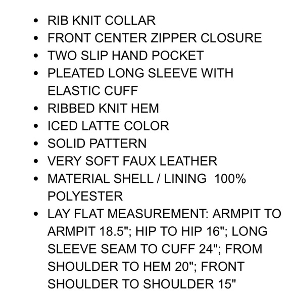 HOUSE OF HARLOW 1960 / NWT / FAUX LEATHER BOMBER JACKET / ICED LATTE - Picture 8 of 12